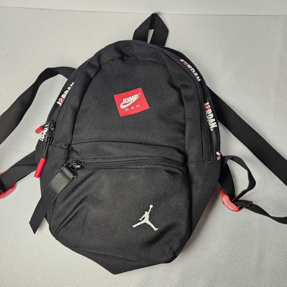 Jordan Jumpman‎ Mini Backpack Black Red White 0505-023 121 Small Daypack Bag